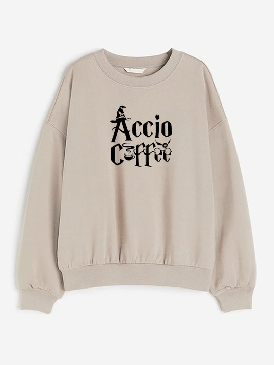 Accio Coffee Sweatshirt - Beige