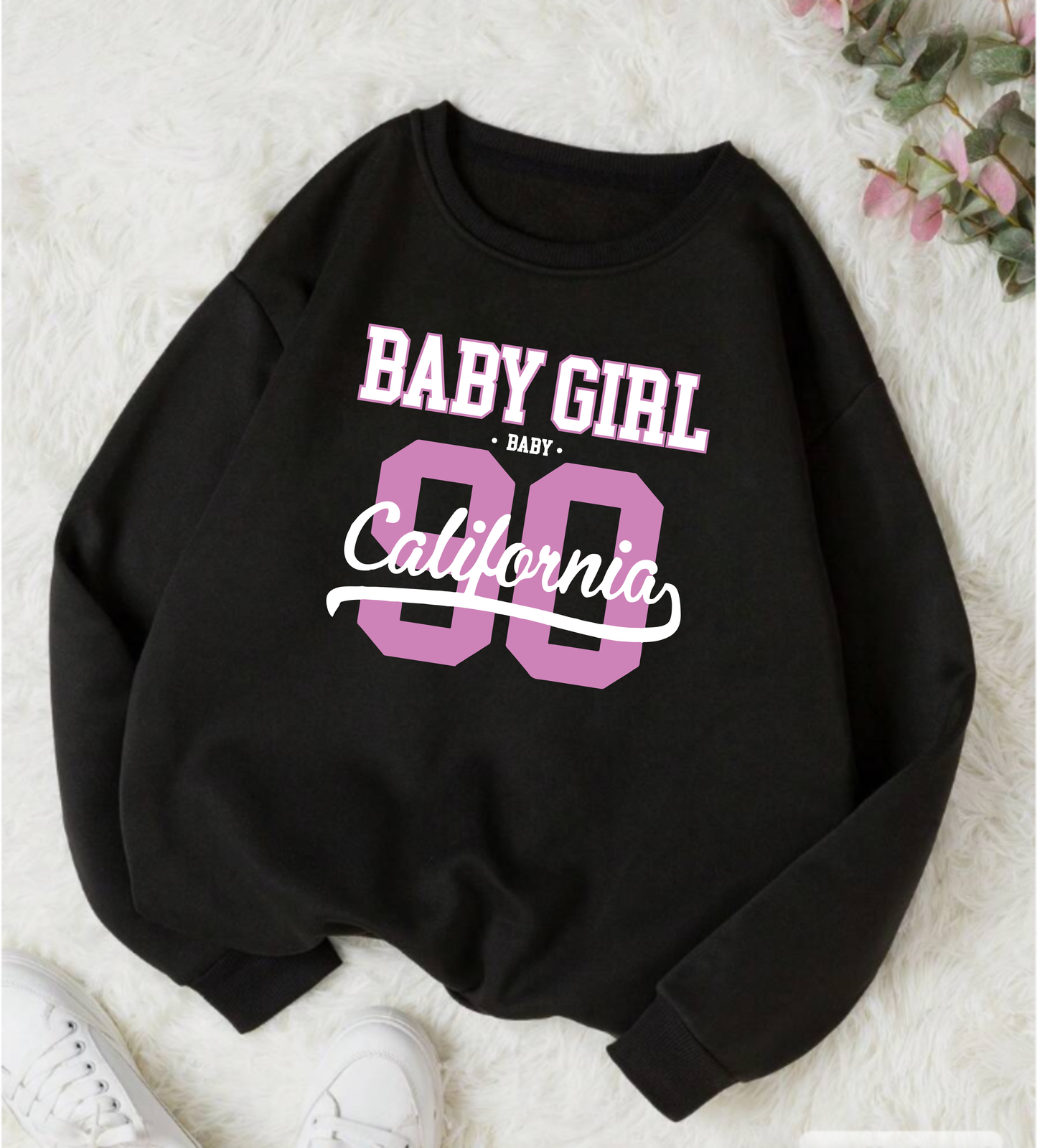 Baby Girl Sweatshirt - Black
