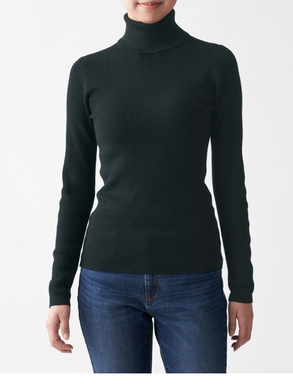 Black Turtle Neck for Women