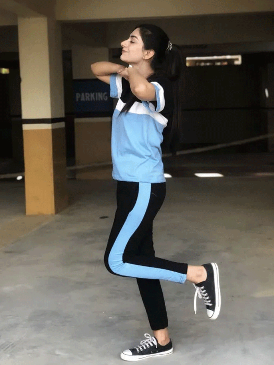 Blue Panel Tracksuit