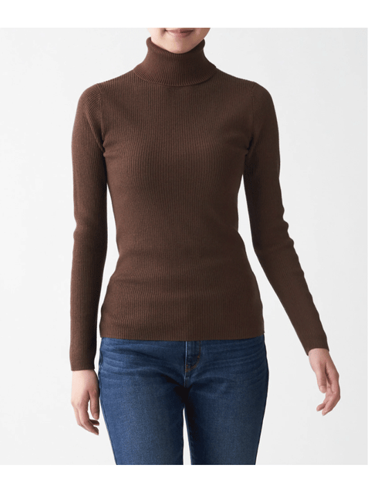 Brown Turtle Neck for Women