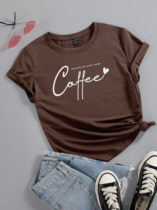 Coffee Tshirt - Brown