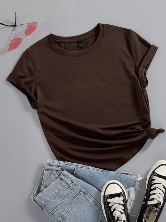 Brown Basic Tshirt
