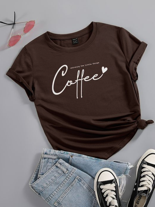 Coffee Tshirt - Brown