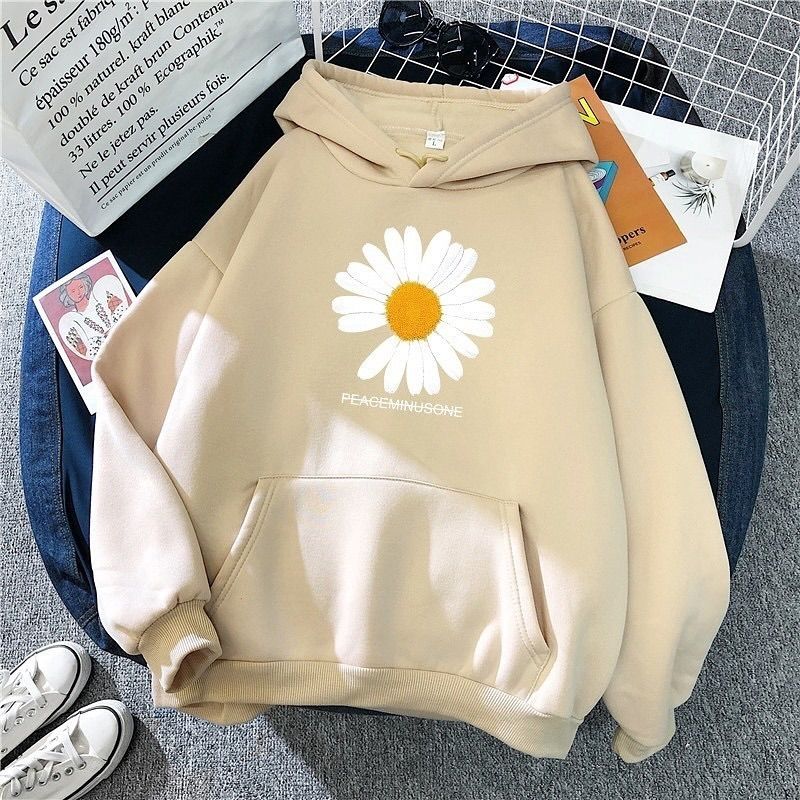 Daisy Cream Hoodie