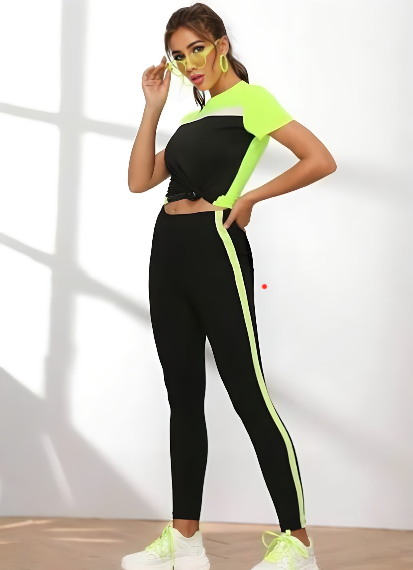 Green Panel Tracksuit