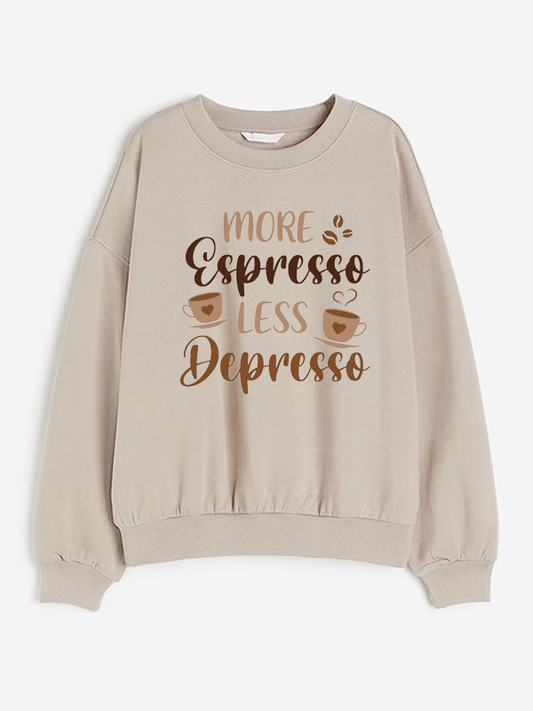 Espresso Sweatshirt - Beige