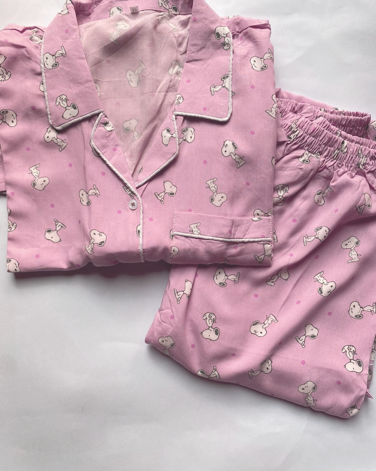 Snoopy Pink Pjs Set