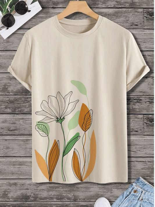 Floral Vines Tshirt - Skin