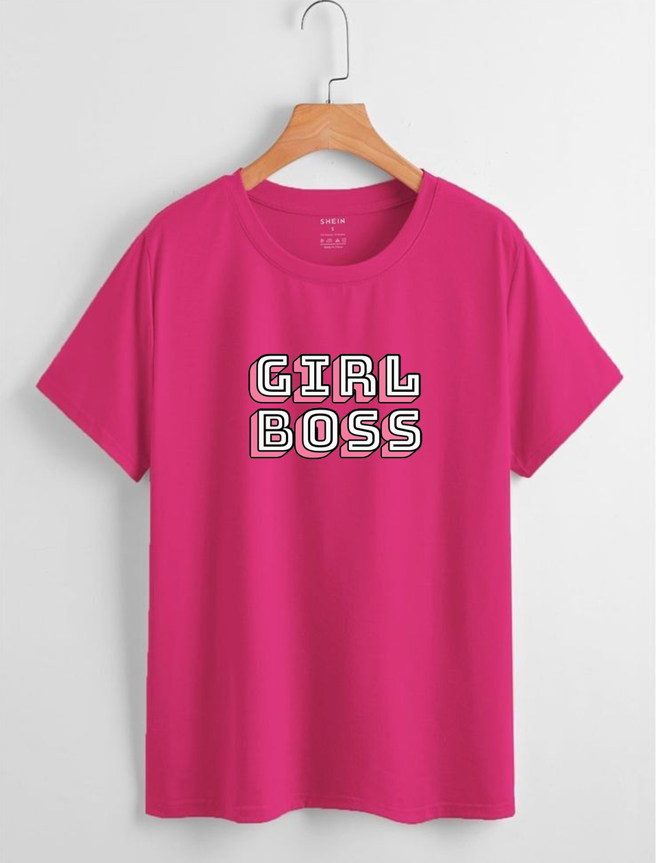 Girl Power Tshirt - Hot Pink