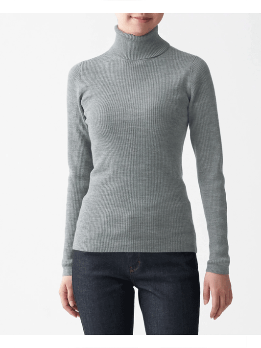 Grey Turtle Neck for Women