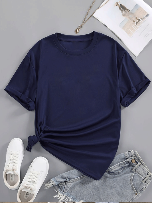 Navy Blue Basic Tshirt