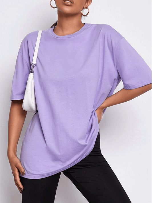 Lilac Drop Shoulder Tshirt