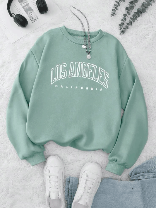 Los Angeles Sweatshirt - Mint Green