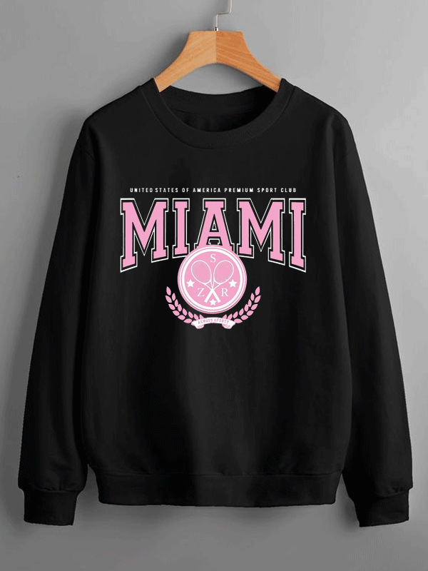 Miami Sweatshirt - Black