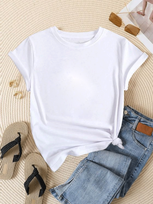 White Basic Tshirt