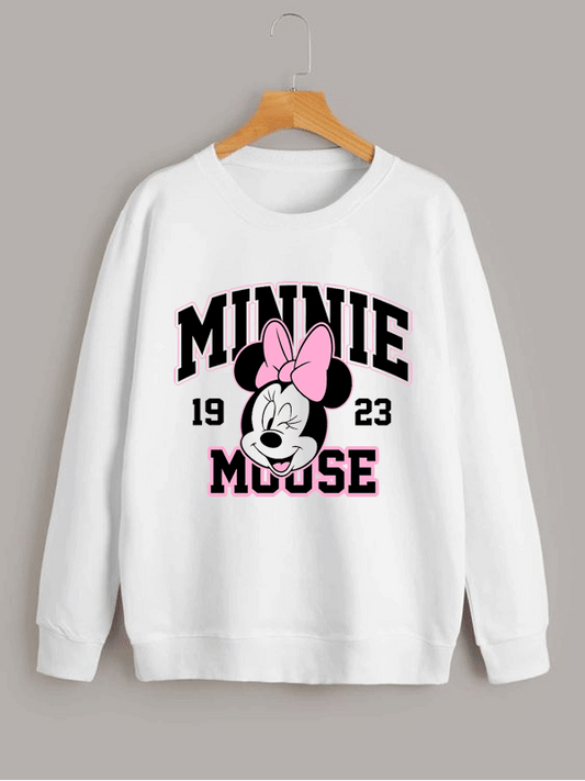 Minnie Mouse Sweatshirt - White