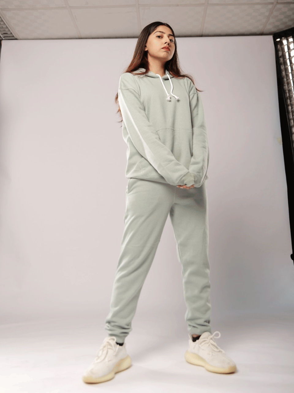 Mint Green Hoodie Coord Set - Winters