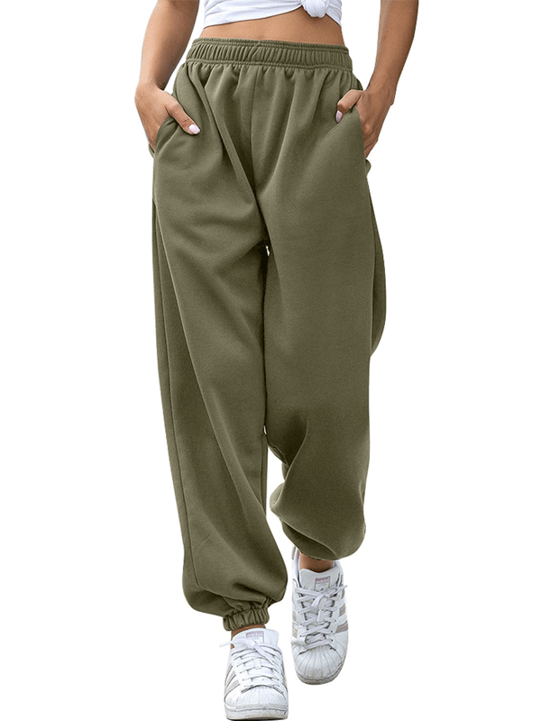 Olive Sweatpants for Winters