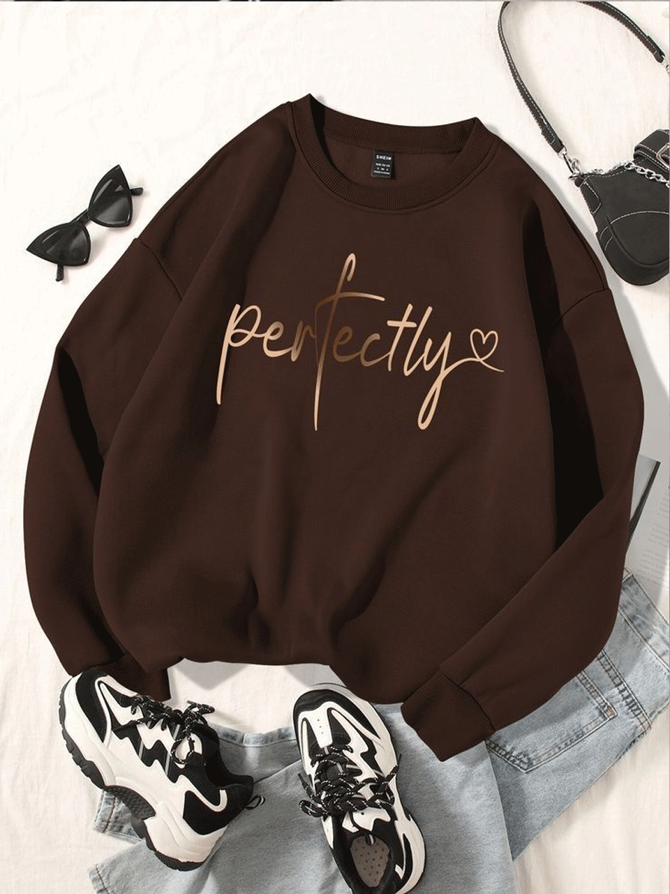 Perfectly Sweatshirt - Brown