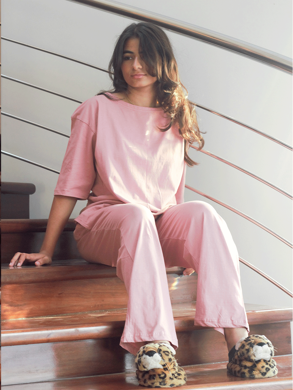 Pink Basic Plus Pink Basic Coord Set – Rosh Gallery