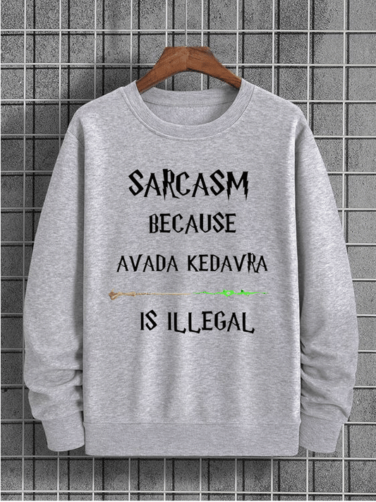 Sarcasm Sweatshirt - Grey