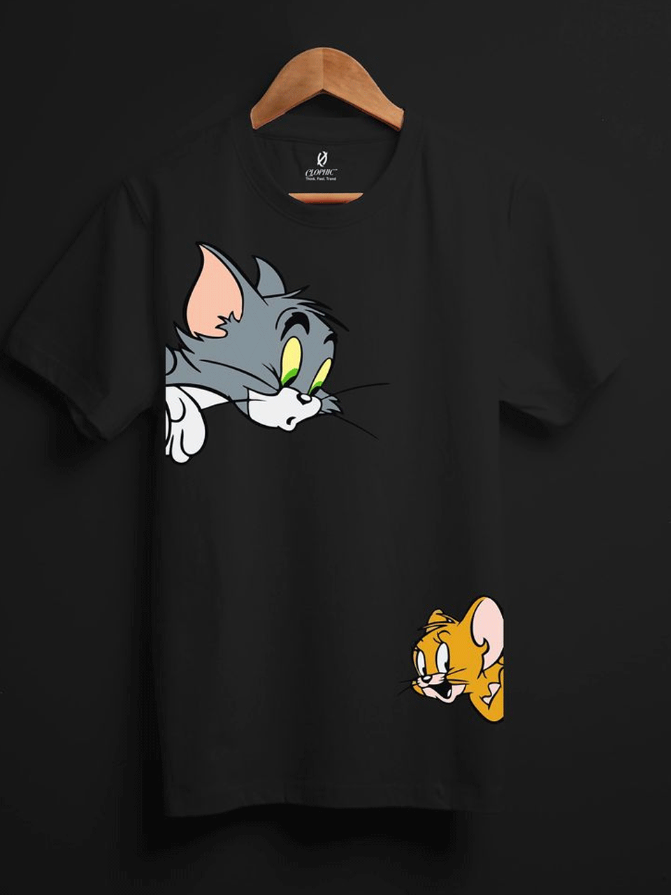 Tom and Jerry Tshirt - Black