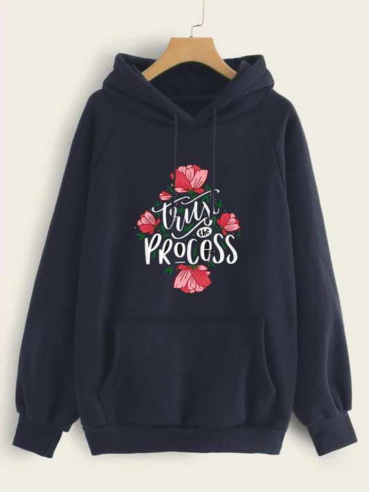 Trust The Process Navy Hoodie