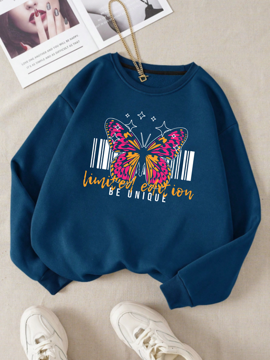 Be Unique Sweatshirt - Petroleum Blue