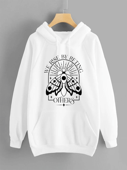 We Rise Hoodie - White