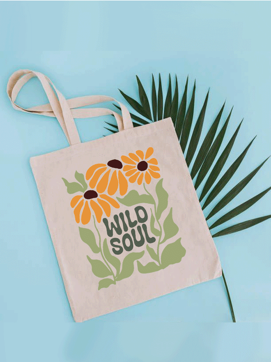 Wild Soul Tote Bag - Off White